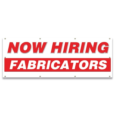 Signmission Now Hiring Fabricators Banner Apply Inside Accepting Application Single Sided B-96-30237